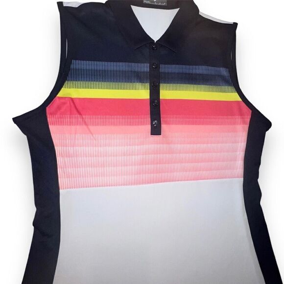 Callaway OPTI•DRI™ Golf Dress Sun Protection 50UPF Brilliant White Women’s Large - Picture 12 of 14